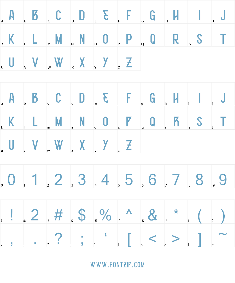 VTKS R78 EMD v2 Font Character